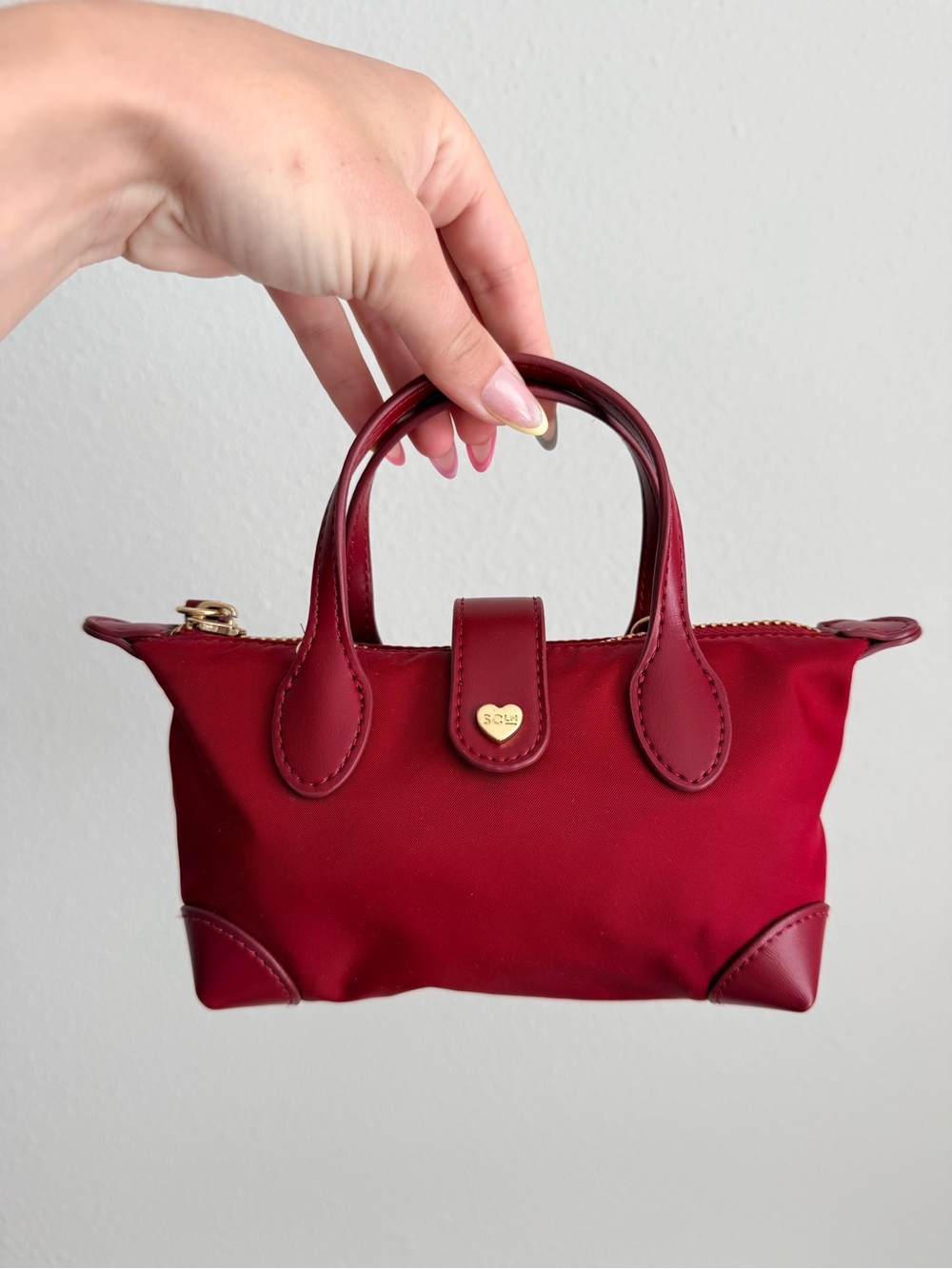Stoney clover lane pouchette 01 crossbody - burgundy